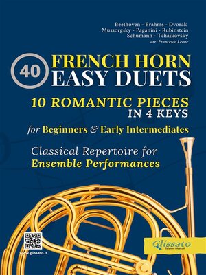 cover image of 40 Easy French Horn Duets for Beginners and Early Intermediates